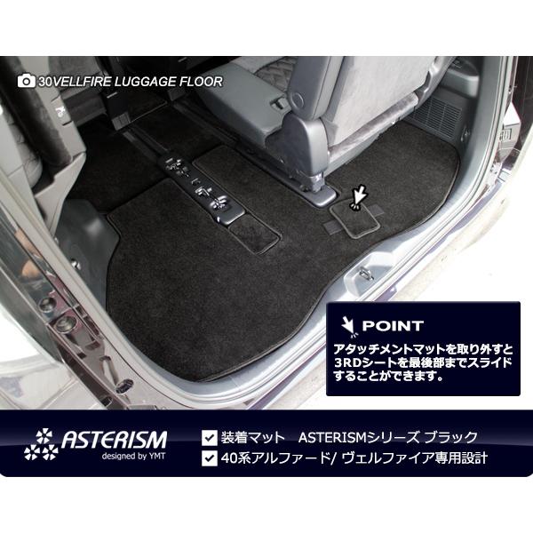 40系新型アルファード/ヴェルファイア カーボン調ラバー ラゲッジ 