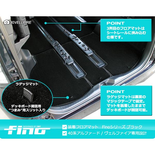 40系新型アルファード/ヴェルファイア専用 フロアマット＋ステップ 