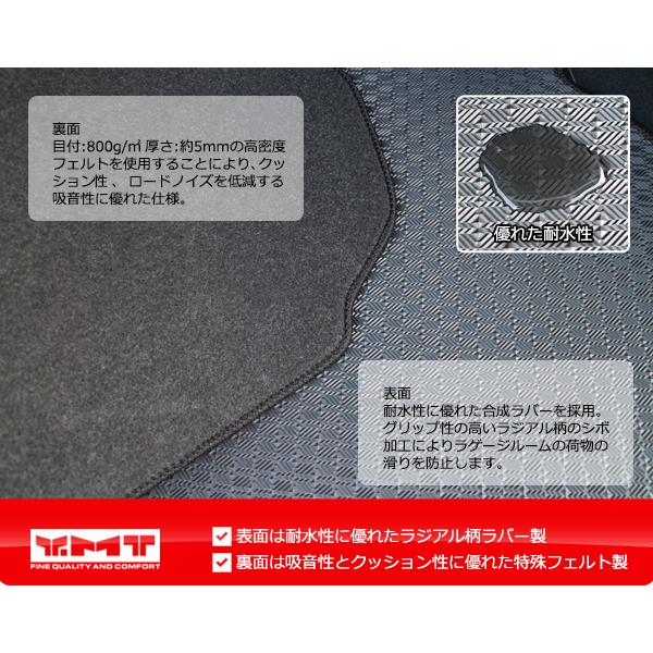 N-BOX N-BOXカスタム JF5 JF6 ラバー製ラゲッジマットLサイズ分割タイプ　YMT製｜y-mt｜06