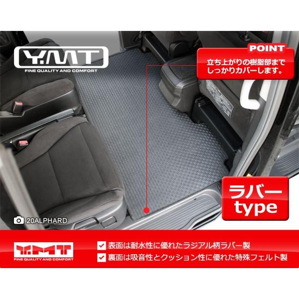 YMT 20系アルファード/ヴェルファイア ラバー製 セカンドラグマットM