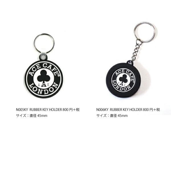 ラバーキーホルダー クローバー カフェレーサー ACECAFELONDON