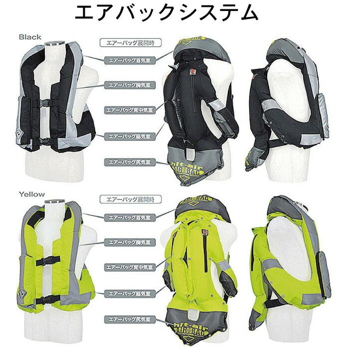 バイク エアバッグ ヒットエアー hit-air 安全 防御 プロテクター 大型