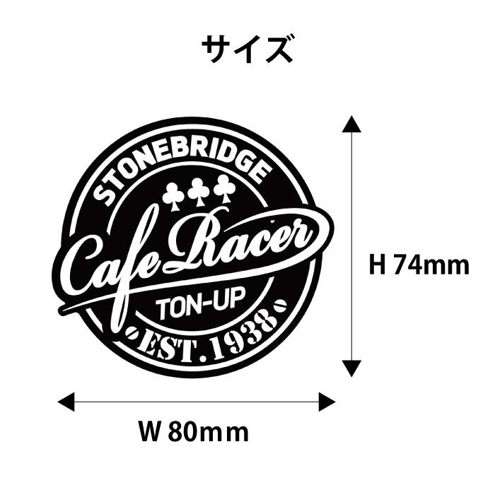 ACE CAFE エースカフェロンドン デカール ステッカー Racer レーサー フラッグ Flag バイク クローバー ロゴ おしゃれ ツーリング N024DE ACE CAFE RACER｜y-musubi-store｜03