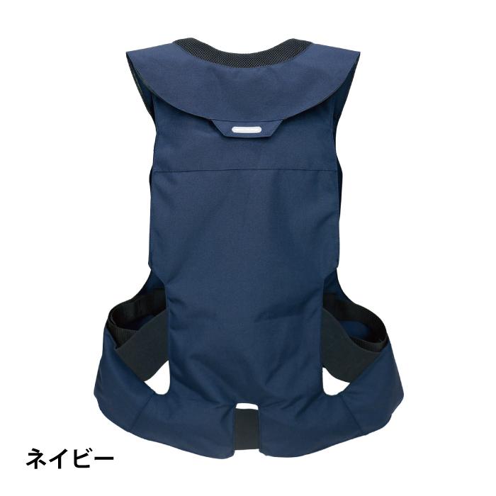 エアバッグ機能付き乗馬ベストXSネイビー 乗馬 ヒットエアー エアバッグ hit-air ベスト プロテクター 軽量 乗馬