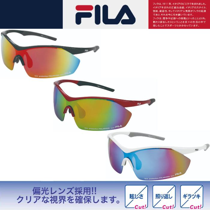 FILA スポーツサングラス レボミラーモデル 偏光レンズ仕様 SF4108J｜y-n-g