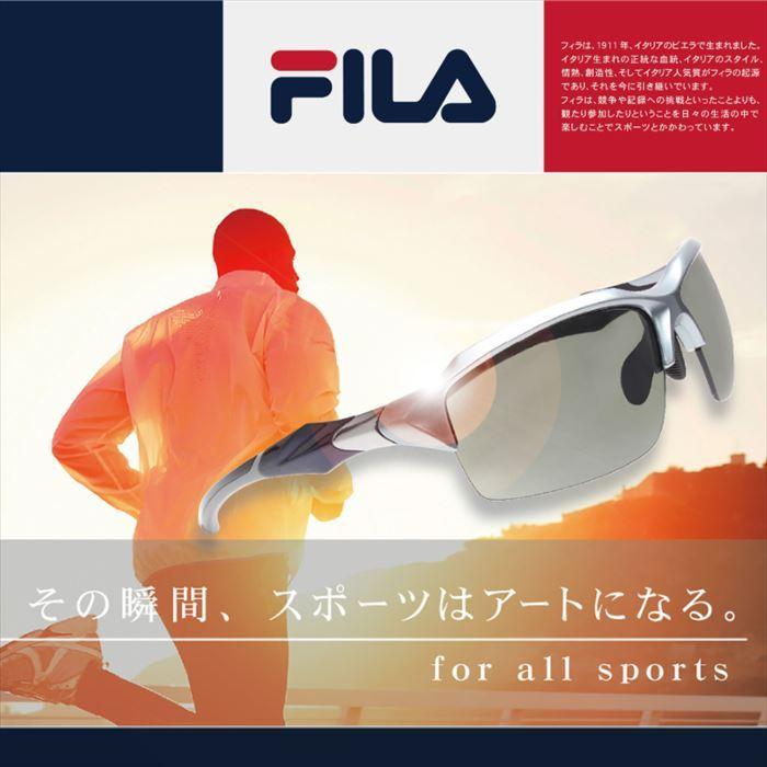 FILA（フィラ） スポーツサングラス レボミラーモデル 偏光レンズ仕様 