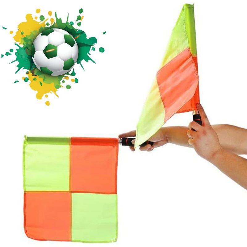 19円 世界の人気ブランド Dy 2ten フェリーフラッグ サッカー 審判旗 2pcs フラッグ 審判用品 高視認性 スポーツ用 試合 訓練専用 競技用品