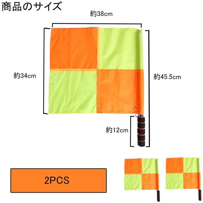 19円 世界の人気ブランド Dy 2ten フェリーフラッグ サッカー 審判旗 2pcs フラッグ 審判用品 高視認性 スポーツ用 試合 訓練専用 競技用品