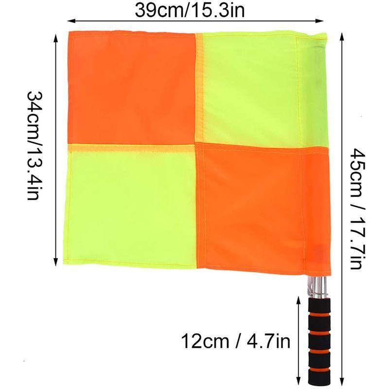 数量は多い サッカー審判旗 試合やトレーニング用スポーツ審判旗 防水布素材 赤と黄色 バッグが付属 絶妙な仕上がり 持ち運び便利 Cisama Sc Gov Br