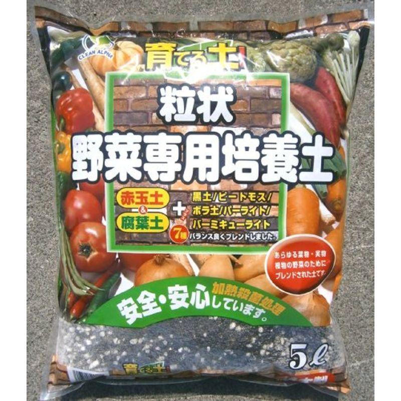 赤玉土 Amp 腐葉土 7種をバランス良く配合育てる土 粒状 野菜専用培養土 5l 贅沢屋の