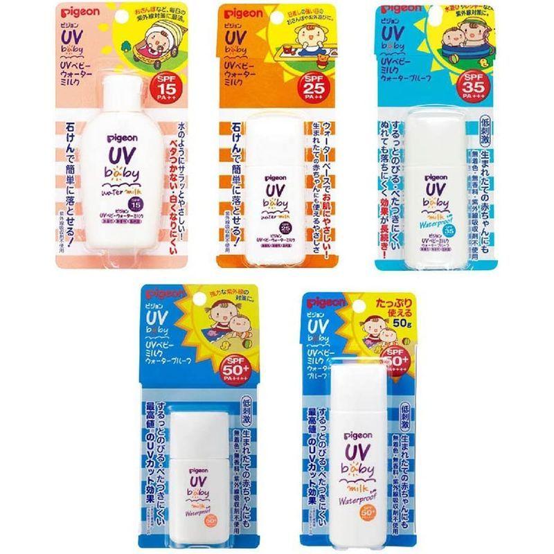 ピジョン Uvベビー ウォーターミルク Spf15 Pa 60g 0ヵ月 海外輸入