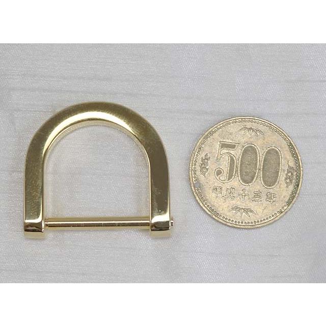 あすつく】ネジ式Dカン K129ー24mm ゴールド 上品 高級 開閉 開く d