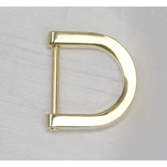 あすつく】ネジ式Dカン K129ー24mm ゴールド 上品 高級 開閉 開く d