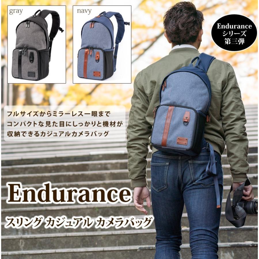 カメラバッグ スリング おしゃれ ミラーレス一眼 Endurance エンデュランス カメラケース 一眼レフ Bh17 Gray カメラバッグ エンデュランスshop 通販 Yahoo ショッピング