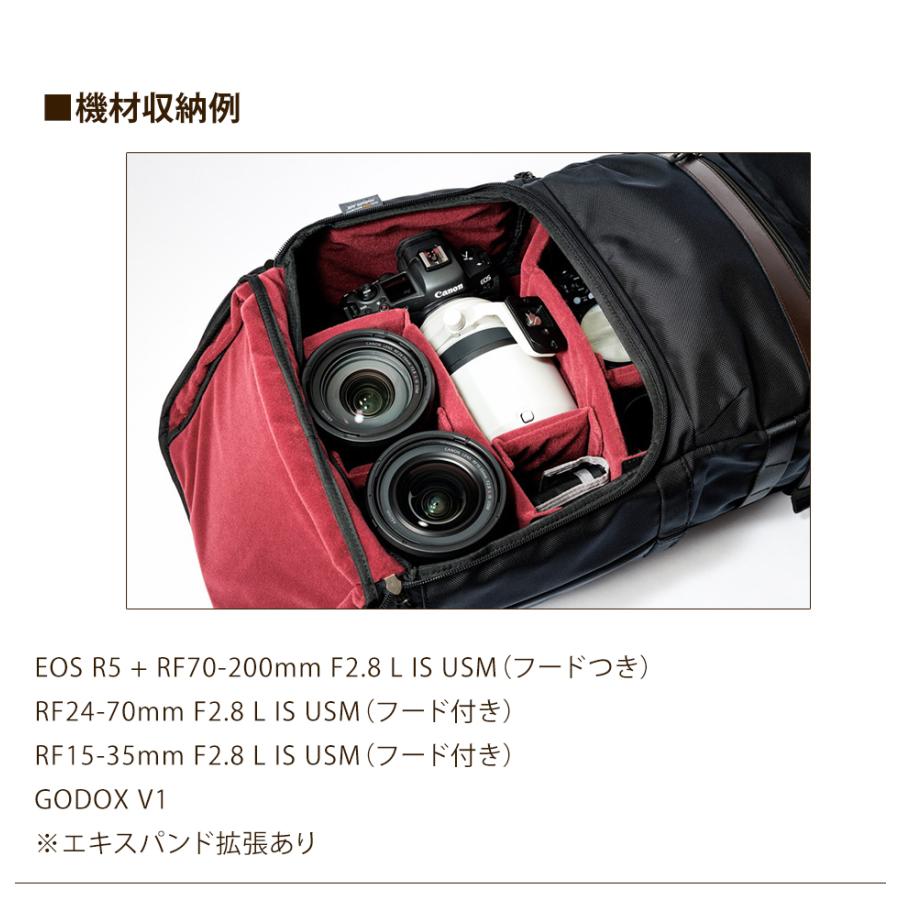 豊岡鞄×Endurance カメラバッグ Neo ネオ  コンパクト＆多機能 リュックタイプ 一眼レフ カメラバック カメラリュック リュック バックパックの画像