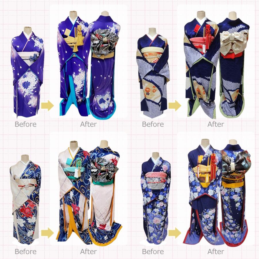 オリジナル振袖」成人式の振袖を花嫁衣装の引き振袖にリメイク オリジナル振袖」成人式の振袖を花嫁衣装の引き振袖にリメイク