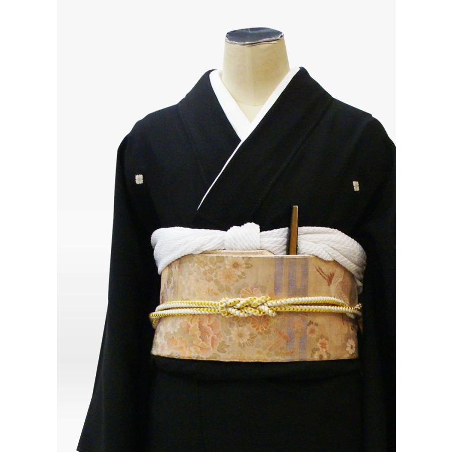 黒留袖レンタル 橘柄の黒留袖[4泊5日・小物セット付・送料無料]/結婚式 