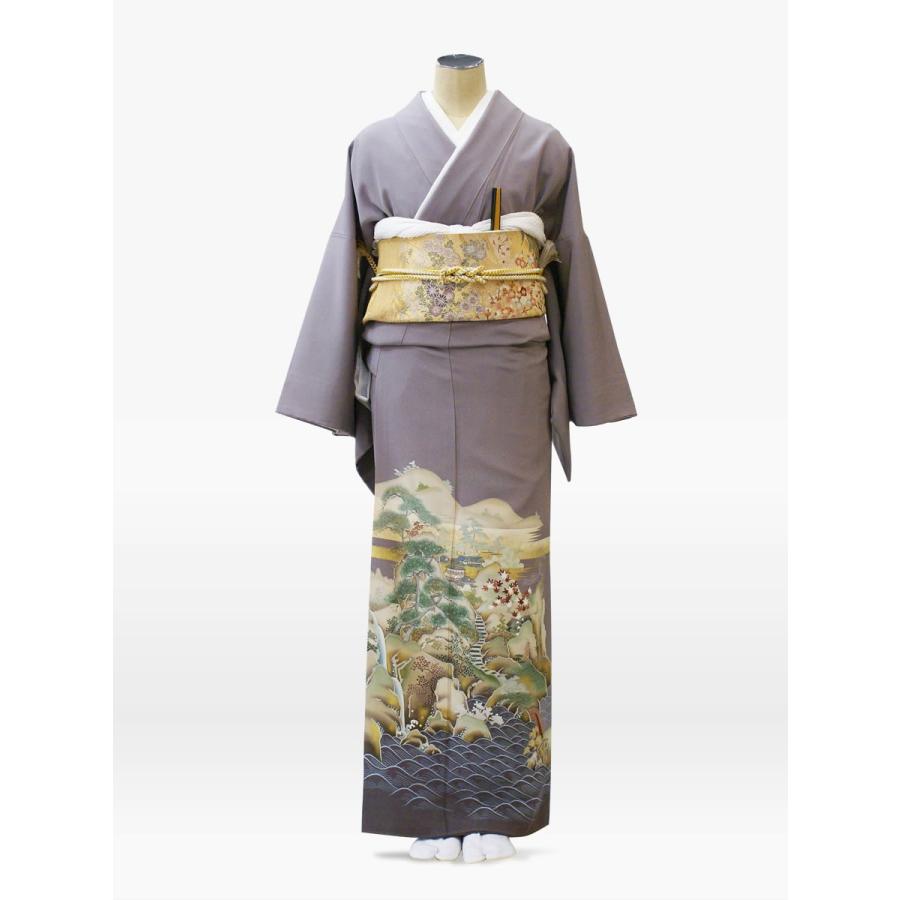 色留袖レンタル 藤色 薄い青紫色 ブルーパープルの自然風景文様 4泊5日 小物セット付 送料無料 結婚式 着物 母親 ママ 母 叔母 伯母 婚礼和装の貸衣装 To857 オリフリyahoo 店 通販 Yahoo ショッピング