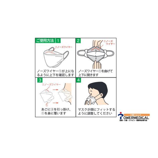 コンフォート立体マスク「快」 （不織布） 　FR-6785 ベビーピンク 50枚入り｜y-powermedical｜08