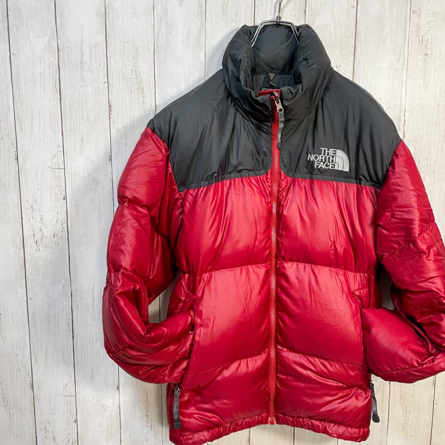 ノースフェイス ヌプシ ダウンジャケット 赤 グレー系 メンズ S 0004 Refreヤフーショップ 通販 Yahoo ショッピング