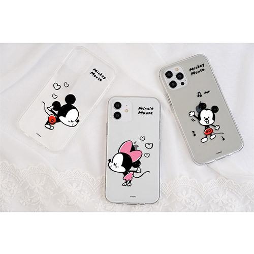 CQ DISNEY ディズニー MICKEY AND MINNIE COUPLE Clear Jelly  iPhone Galaxy カバー スマホケース｜y-riashop｜09