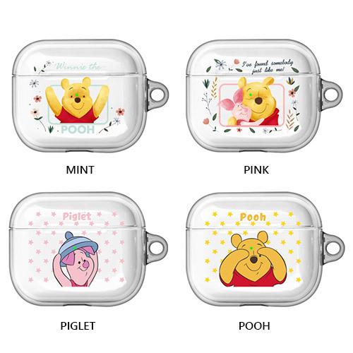 JH DISNEY WINNIE THE POOH  クマのプーさん  Airpods 3 Clear Hard エアーポッズ  第3世代  ハード ケース カバー｜y-riashop｜07