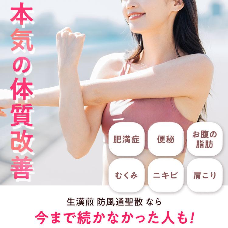 値下げ◯話題のダイエットサプリ　４袋　新品未開封　肥満症　便秘　むくみ 公式／第2類医薬品 生漢煎「防風通聖散」(90包入り）※満量処方［漢方