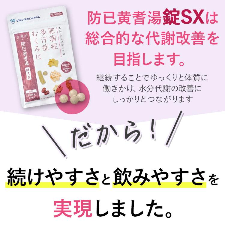 公式／第2類医薬品 生漢煎 防已黄耆湯 錠SX 180錠入（15日分×2袋