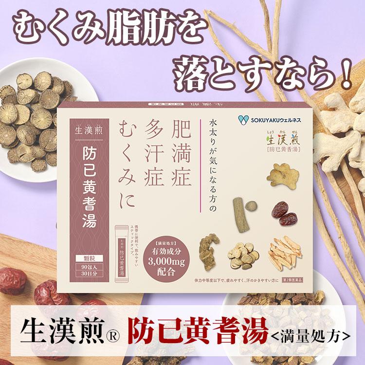公式／第2類医薬品 生漢煎 防已黄耆湯 顆粒 ＜満量処方＞90包（30日分
