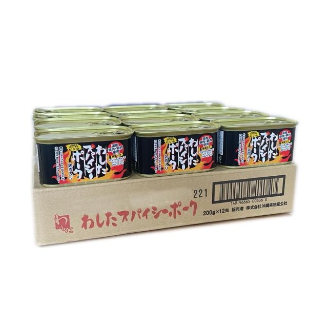 わしたスパイシーポーク プルトップ缶 200g×12缶 : 沖縄健康通販 Yahoo 