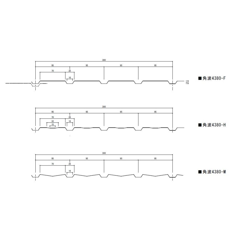 送料別途】角波(4山)4380 厚み0.3mm×長さオーダー2,201mm〜2,300 送料別途】角波(4山)4380 厚み0.3mm×長さオーダー2,201mm〜2,300