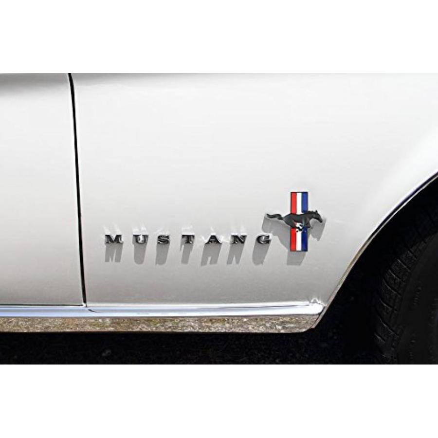 全国配送料無料 フォード マスタングのブラック マット ポニー実行馬トライ バー エンブレム側フェンダー ドア バッジのステッカー X Xotic 技術 2 Csdxwfra4u 自動車 Valleymill Com
