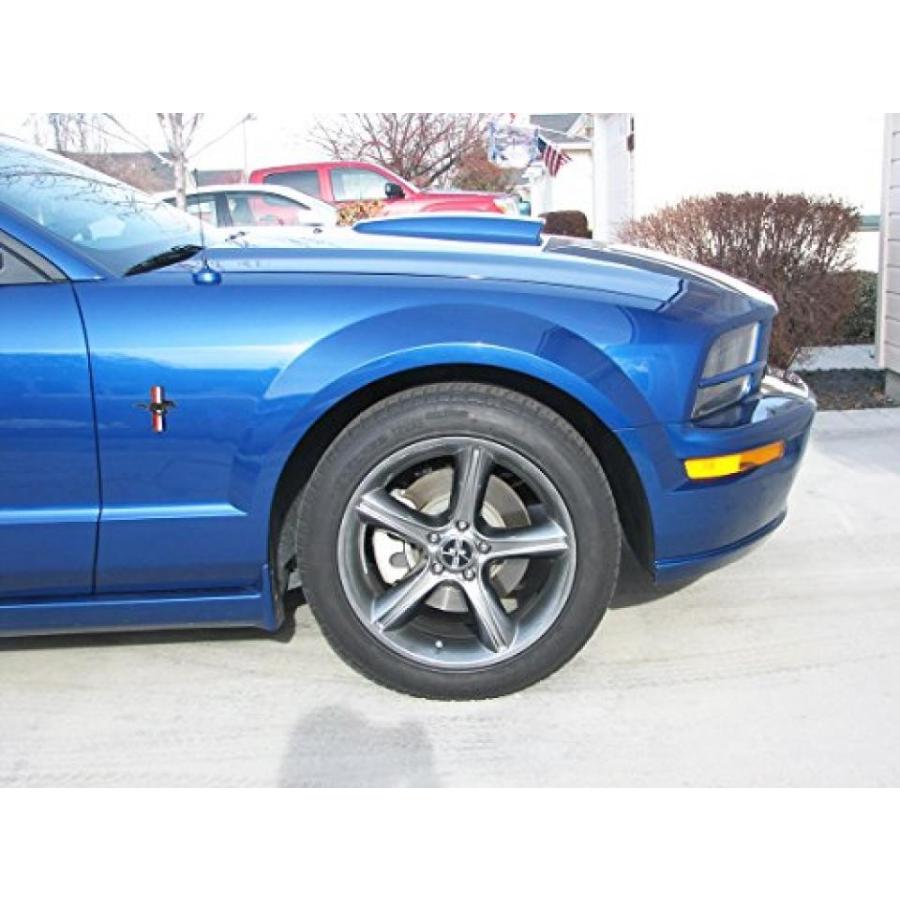 全国配送料無料 フォード マスタングのブラック マット ポニー実行馬トライ バー エンブレム側フェンダー ドア バッジのステッカー X Xotic 技術 2 Csdxwfra4u 自動車 Valleymill Com