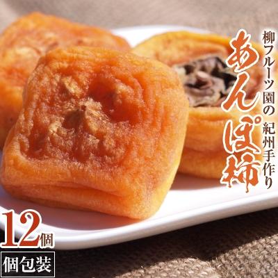 ふるさと納税 橋本市 あんぽ柿[先行受付]柳フルーツ園「紀州手作り あんぽ柿」(12個入り 個包装)フルーツギフト