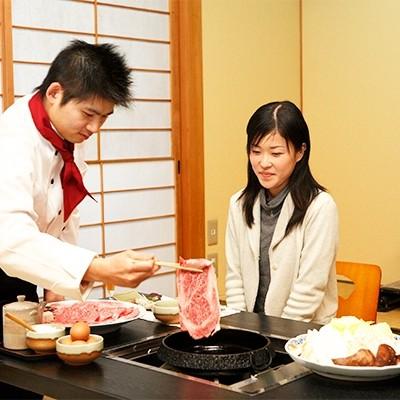 ふるさと納税 宇陀市 A5黒毛和牛 大和榛原牛すき焼き・しゃぶしゃぶ 用/牛肉ロース・ももの食べ比べ セット|y-sf|04