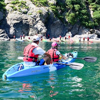 ふるさと納税 小浜市 阿納の民宿で1泊&amp;ガイド付きシーカヤック体験(ペアチケット)