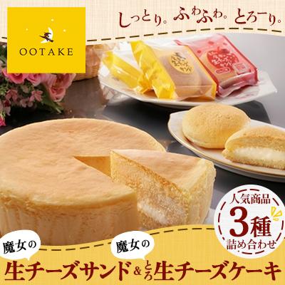 ふるさと納税 十和田市 [こだわりチーズの人気スイーツ詰合せ]魔女の生チーズサンド&amp;とろ生チーズケーキセット