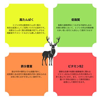 ふるさと納税 南富良野町 エゾ鹿肉は森の恵み! 鹿肉ギフトセット