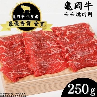 ふるさと納税 亀岡市 亀岡牛 モモ焼肉(250g)