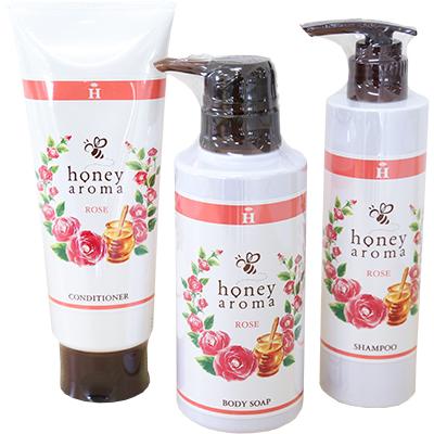人気ブランド 津山市 ふるさと納税 ハニーアロマつやつやローズセット シャンプー コンディショナー ボディソープ 278 新しい到着 Orientalweavers Com