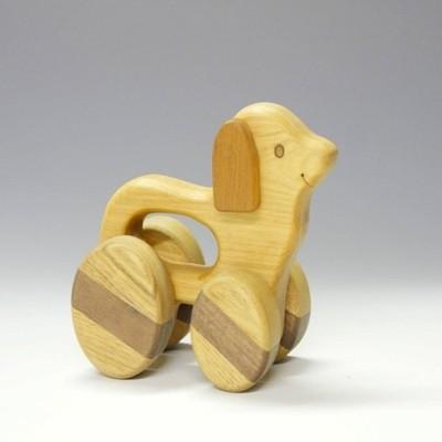 ふるさと納税 美唄市 木のおもちゃ(ダックスフント)