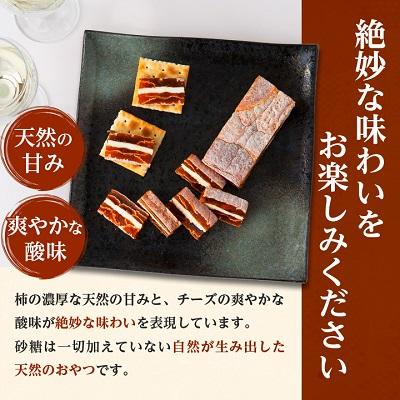 ふるさと納税 飯田市 【ワインのおつまみにもオススメ】市田柿フロマージュ　200g&times;4個