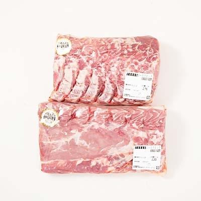 ふるさと納税 土浦市 佐藤畜産の極選豚 ロース1本 4kg以上 