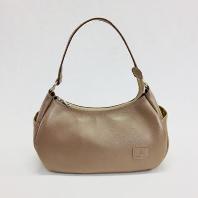 ふるさと納税 旭市 牛革 コロン手提げ2way (シャンパンゴールド)