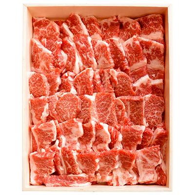 ふるさと納税 香美市 [希少品種]土佐あかうしカルビ焼肉800g