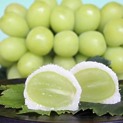 ふるさと納税 山梨市 [2026年先行受付]山梨県産シャインマスカットのフルーツ大福「雪みどり」10個入 皇室献上菓匠