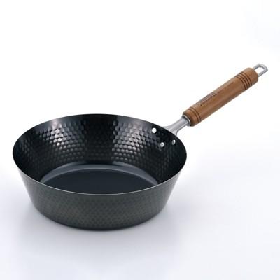 ふるさと納税 燕市 鉄製　槌目深型フライパン28cm