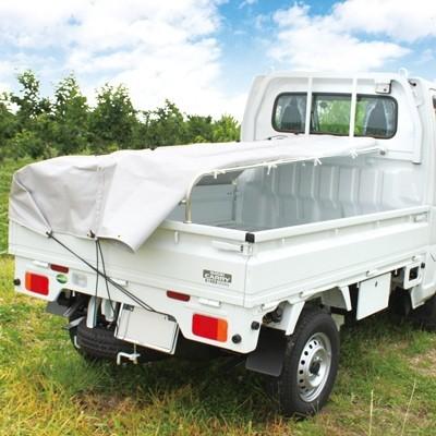 美品 ふるさと納税 みよし市 軽トラ用おてがる幌シート「ラクホロミニ」(遮熱シート) 【GM1926395116】(70200円)