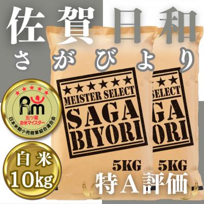 ふるさと納税 みやき町 さがびより白米10kg(5kg×2袋)[お米マイスター厳選!]みやき町産