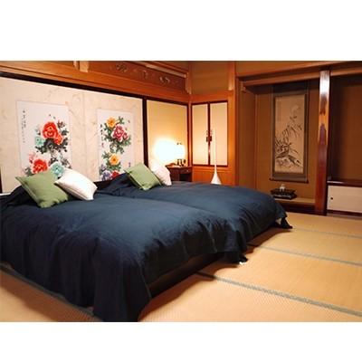 ふるさと納税 飛騨市 登録有形文化財の宿　1泊2食付きペア宿泊券【聚楽の間】